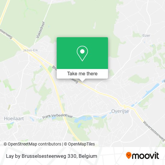 Lay by Brusselsesteenweg 330 map