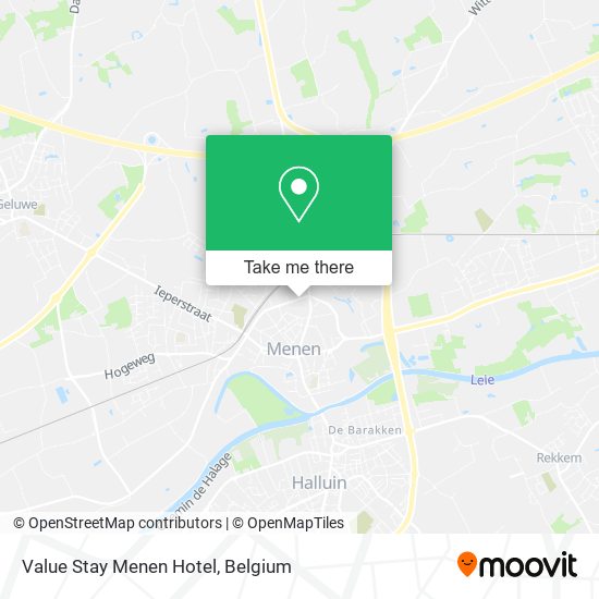 Value Stay Menen Hotel map