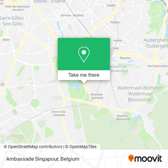 Ambassade Singapour map