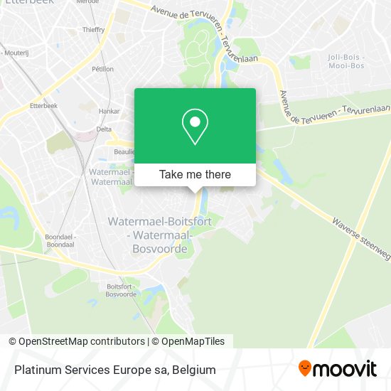 Platinum Services Europe sa map