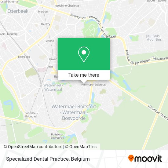 Specialized Dental Practice map