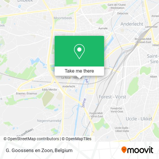 G. Goossens en Zoon map