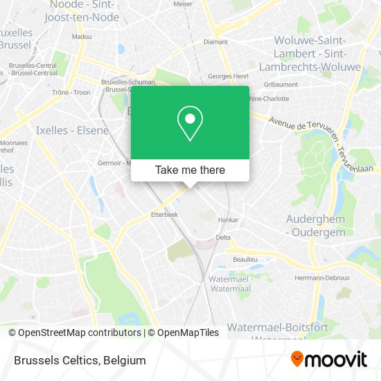 Brussels Celtics map