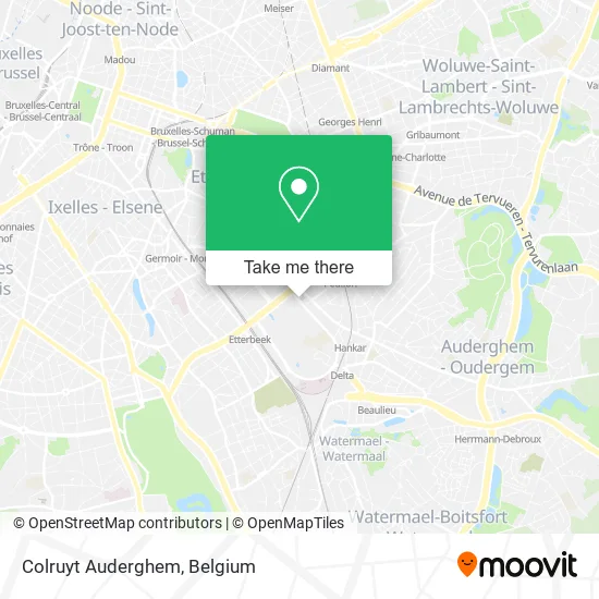 Colruyt Auderghem map