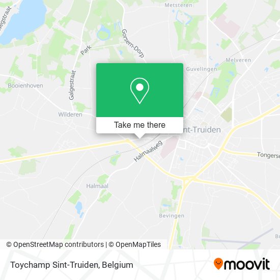 Toychamp Sint-Truiden map