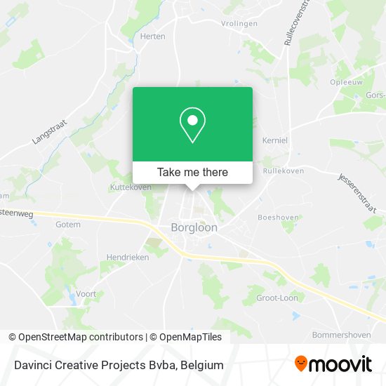 Davinci Creative Projects Bvba map