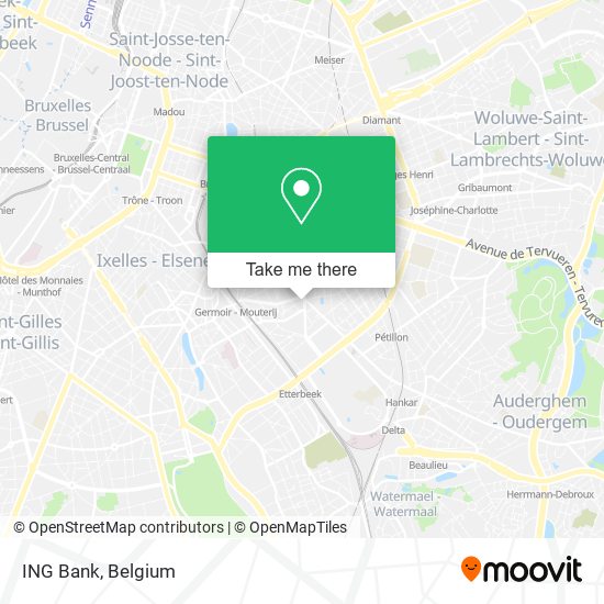 ING Bank map