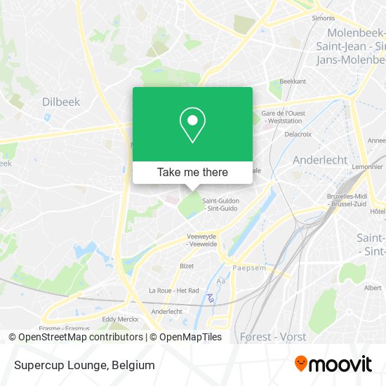 Supercup Lounge map