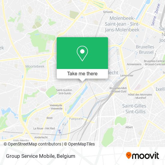 Group Service Mobile map