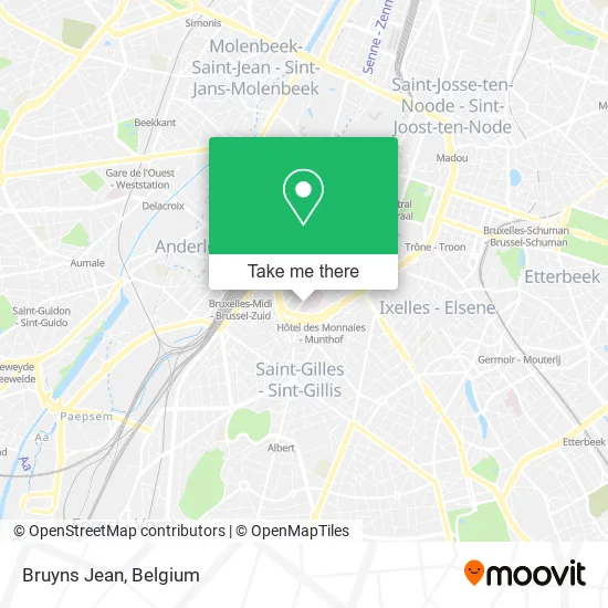 Bruyns Jean map