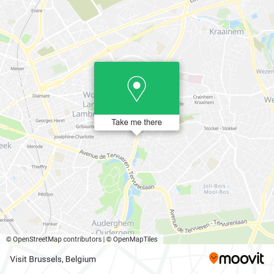 Visit Brussels map