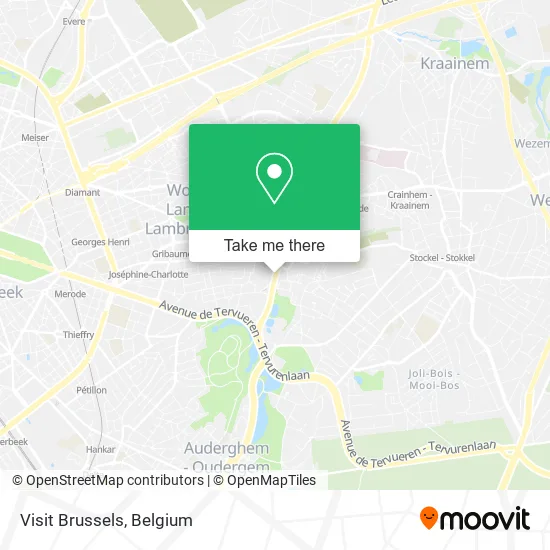 Visit Brussels map
