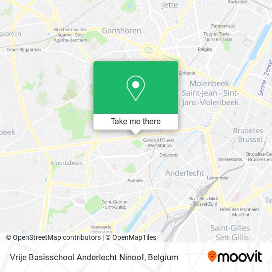 Vrije Basisschool Anderlecht Ninoof map