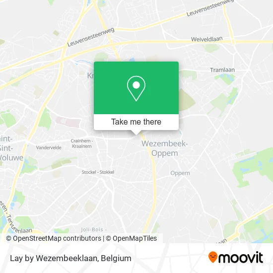 Lay by Wezembeeklaan map