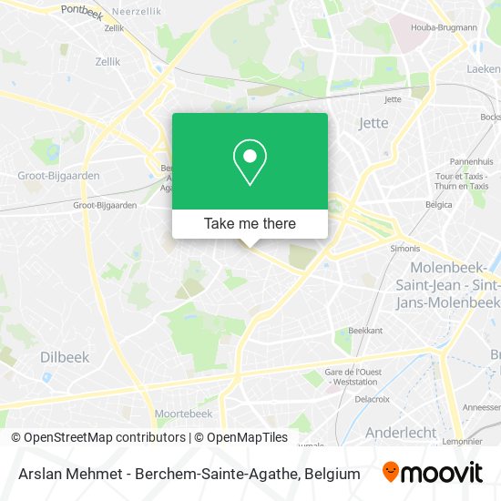 Arslan Mehmet - Berchem-Sainte-Agathe map