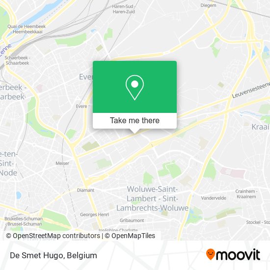 De Smet Hugo map