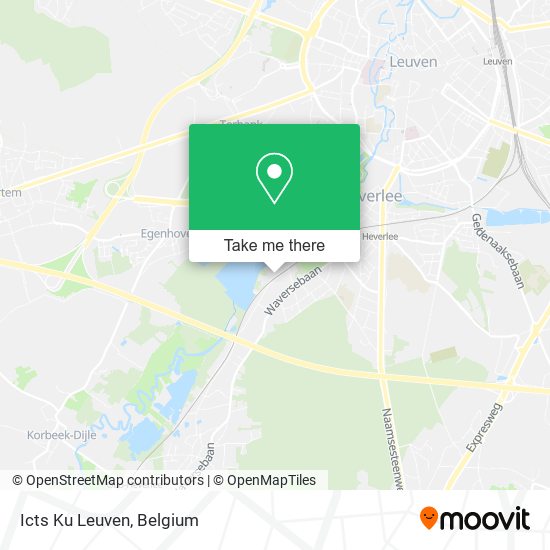 Icts Ku Leuven map