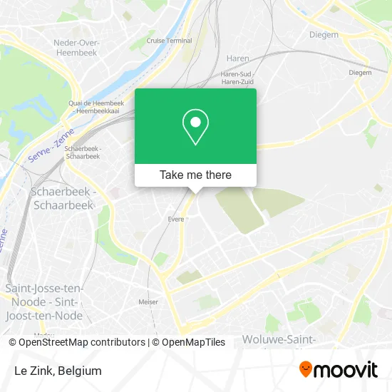 Le Zink map