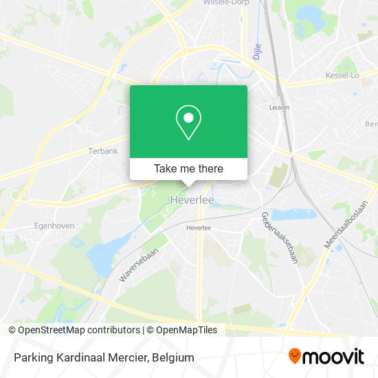Parking Kardinaal Mercier map