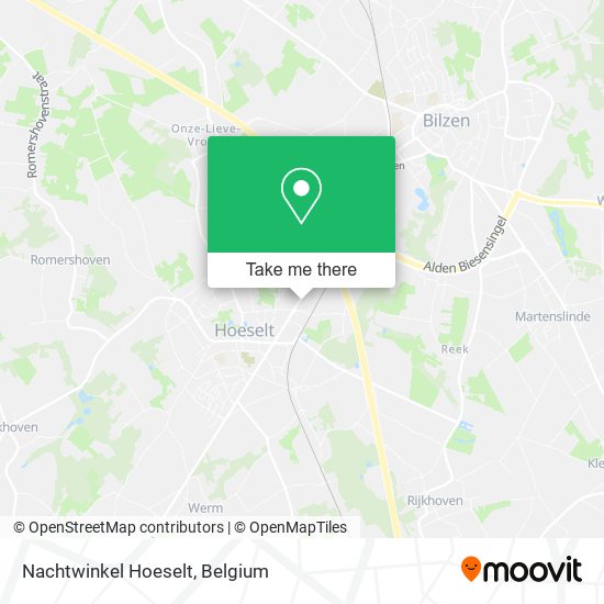 Nachtwinkel Hoeselt map