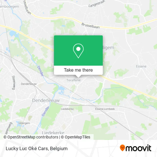 Lucky Luc Oké Cars map