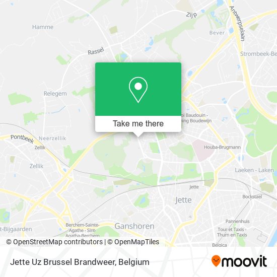 Jette Uz Brussel Brandweer map