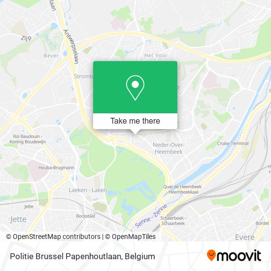 Politie Brussel Papenhoutlaan map