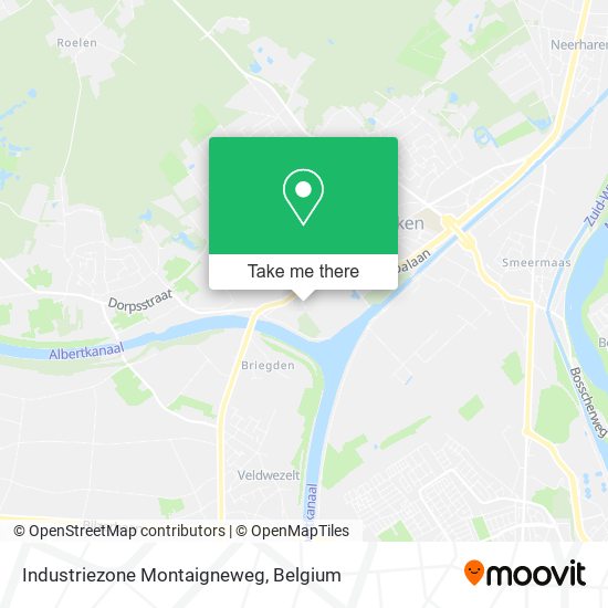 Industriezone Montaigneweg plan