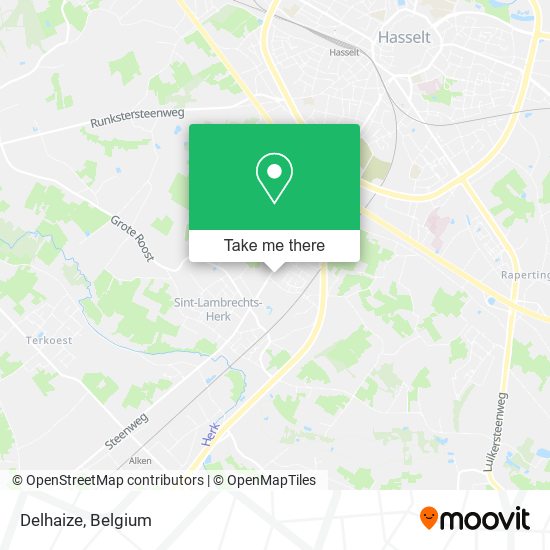 Delhaize map