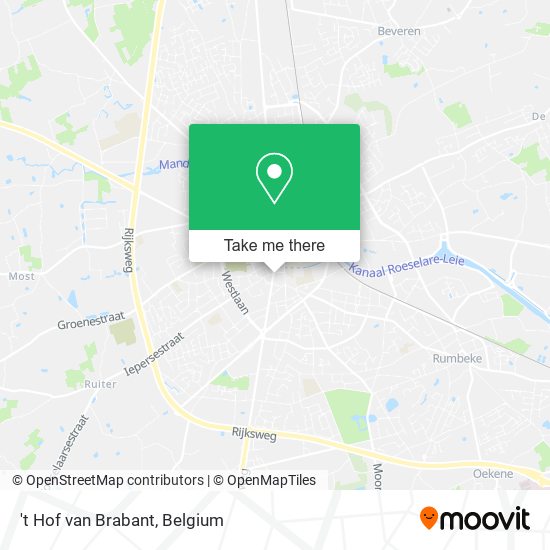 't Hof van Brabant map