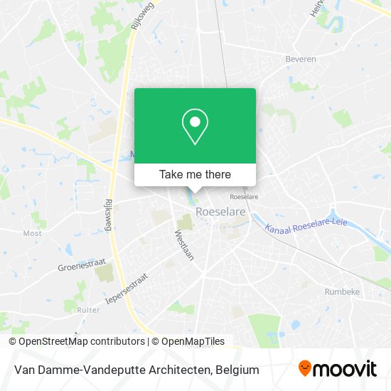 Van Damme-Vandeputte Architecten map
