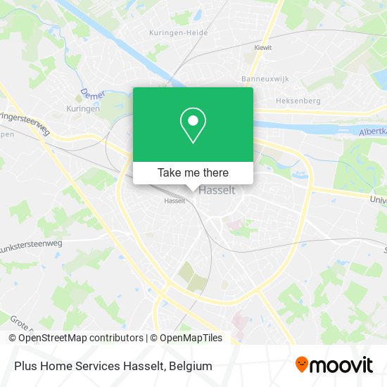 Plus Home Services Hasselt map