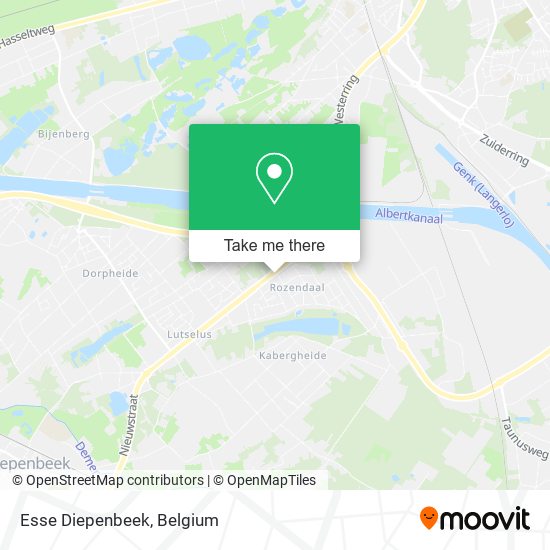 Esse Diepenbeek map