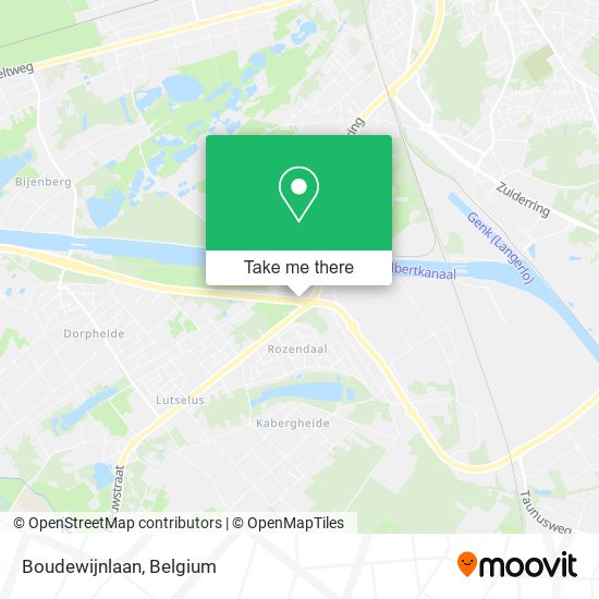 Boudewijnlaan map