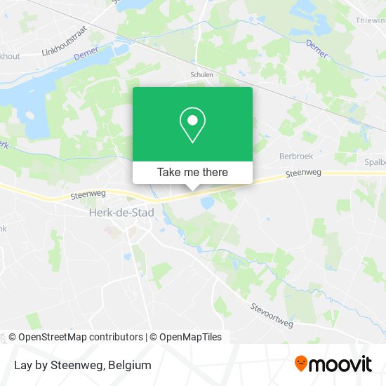 Lay by Steenweg map