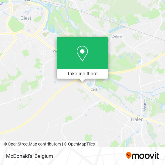 McDonald's map