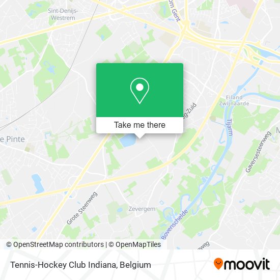 Tennis-Hockey Club Indiana map