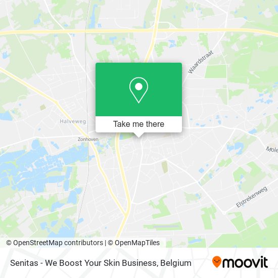 Senitas - We Boost Your Skin Business map