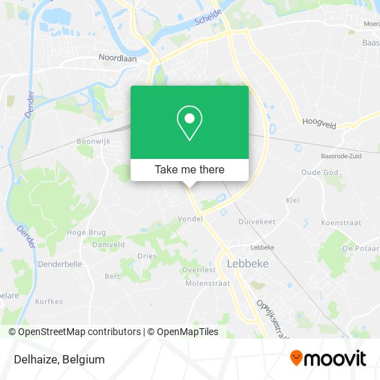 Delhaize map