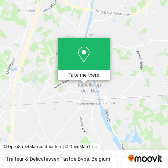 Traiteur & Delicatessen Tastoe Bvba map