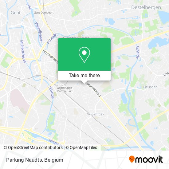 Parking Naudts map