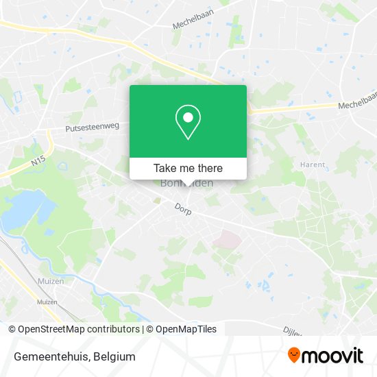 Gemeentehuis map