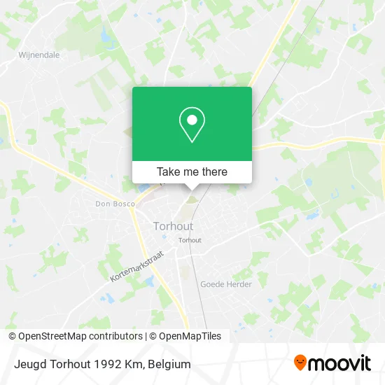 Jeugd Torhout 1992 Km map
