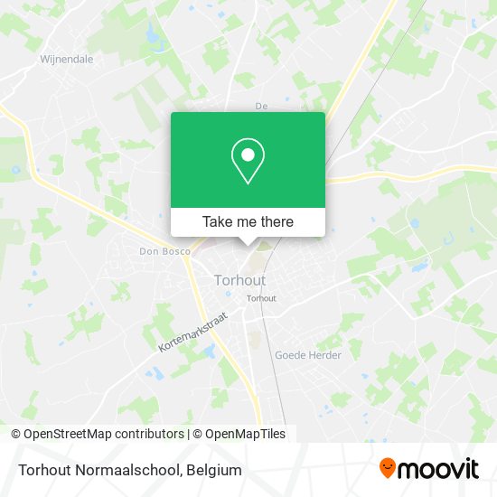 Torhout Normaalschool map