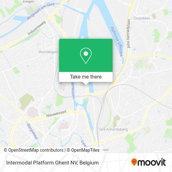 Intermodal Platform Ghent NV map
