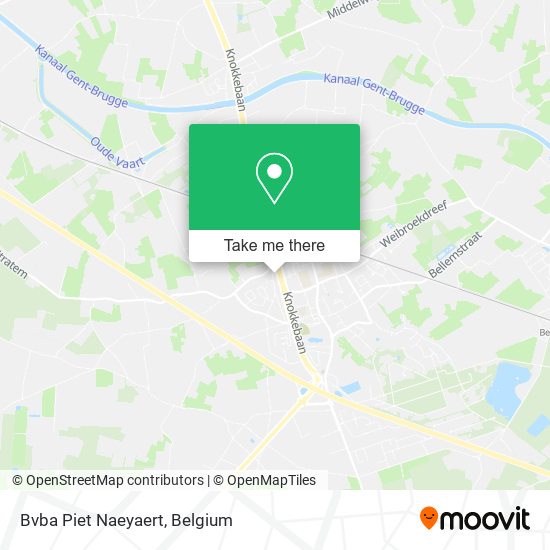 Bvba Piet Naeyaert map
