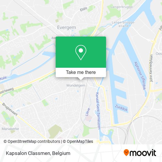 Kapsalon Classmen map