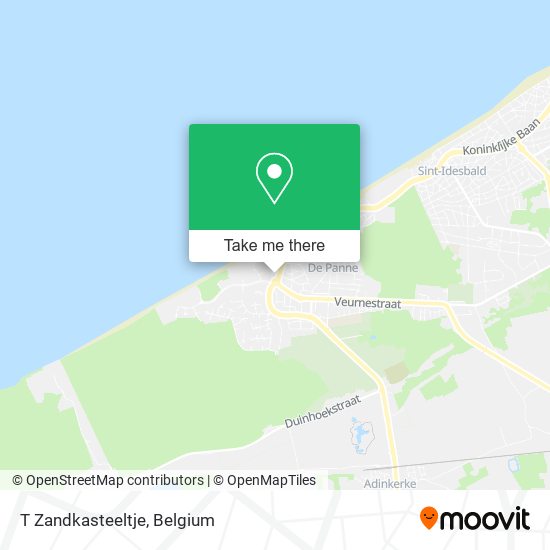 T Zandkasteeltje map