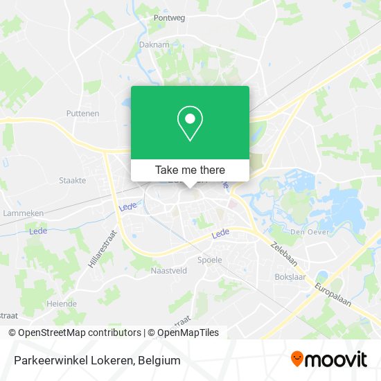 Parkeerwinkel Lokeren map