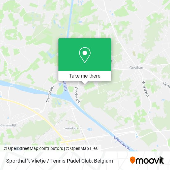 Sporthal 't Vlietje / Tennis Padel Club map